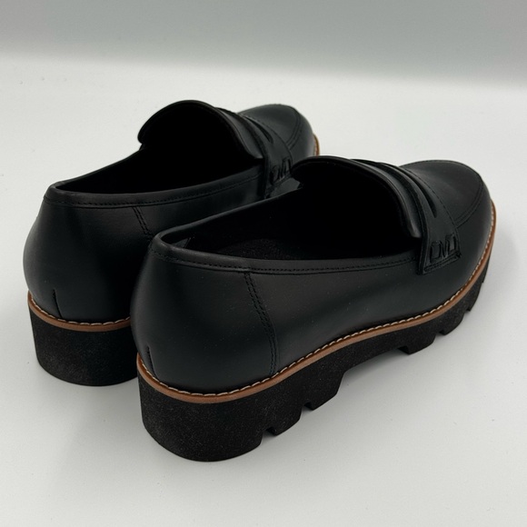 Vionic Cheryl II Black Leather Loafers Women’s 6W EU36 Wide Orthotic Comfort - Picture 6 of 10
